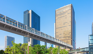 電車利用の場合「浜松町」駅