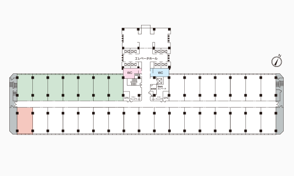 フロアの分割・拡張が可能